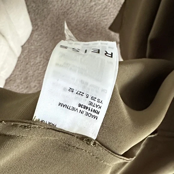 NWT Reiss Olive Satin Midi Dress
